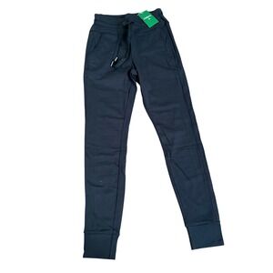 Halara Black High Waisted Drawstring Joggers Slim Fit Athletic Pants Small NWT